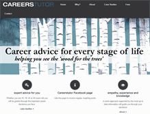Tablet Screenshot of careerstutor.com